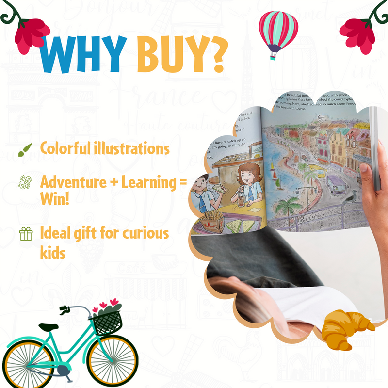 The Globetrotters Finding Friends in France – Kids Travel Story Book on French Culture  (Age 6+ Years)
