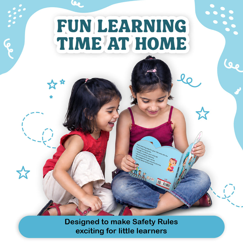 A to Z Learning Safety Rules Board Book for Kids – Early Learning Awareness Book (Age 1+ Years)