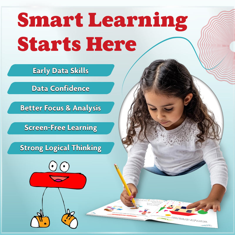 STEAM Wonders of Maths Workbook for Class 2 | Data Handling Activity Book with Graphs, Tally Marks & Real-Life Data Practice (Age 6–8 Years)