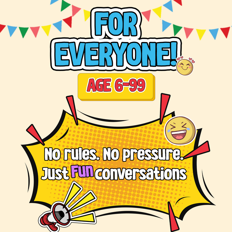 Fries with Friends - Fun Conversation Stick Game For Kids, Teens, and Adults (Age 6–99 Years)