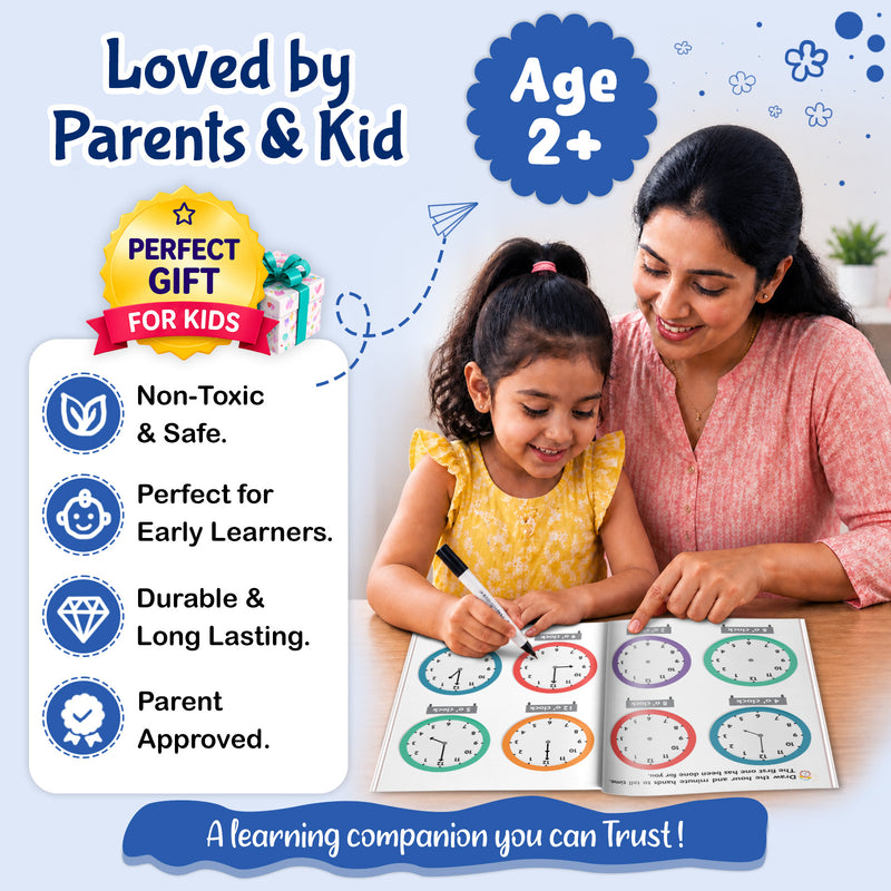 Telling Time - Wipe & Clean Workbook