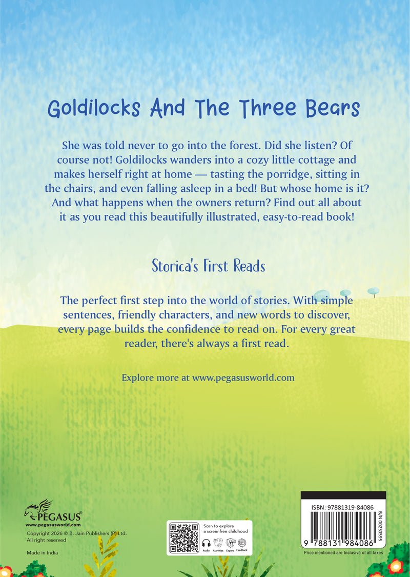 Goldilocks and the Three Bears Story Book – Early Learning Book for Kids (Age 4+ Years) |  Classic Fairy Tale Story Book for Toddler