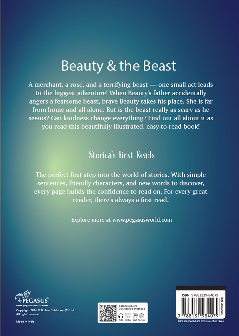 Beauty and the Beast Story Book – Early Learning Book for Kids (Age 4+ Years) |  Classic Fairy Tale Story Book for Toddler