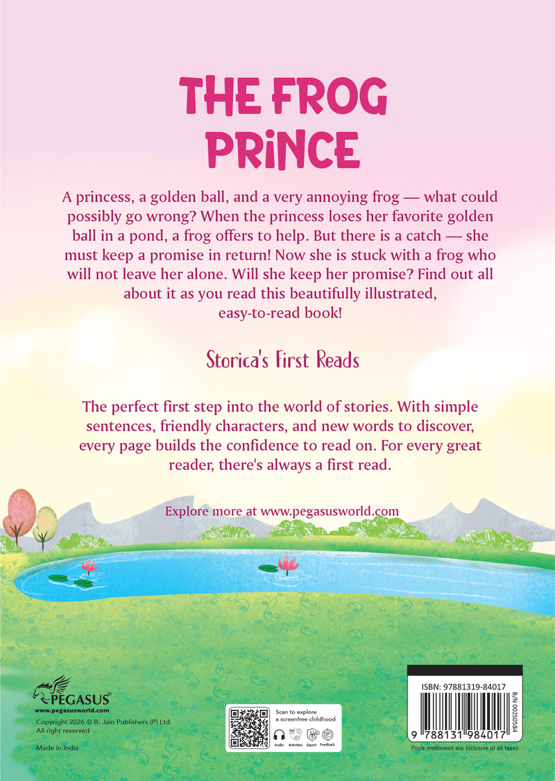 The Frog Prince Story Book – Early Learning Book for Kids (Age 4+ Years) |  Classic Fairy Tale Story Book for Toddler