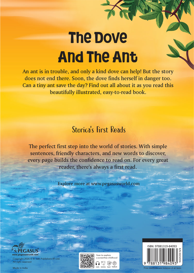 The Dove and the Ant Story Book – Early Learning Book for Kids (Age 4+ Years) |  Classic Fairy Tale Story Book for Toddler