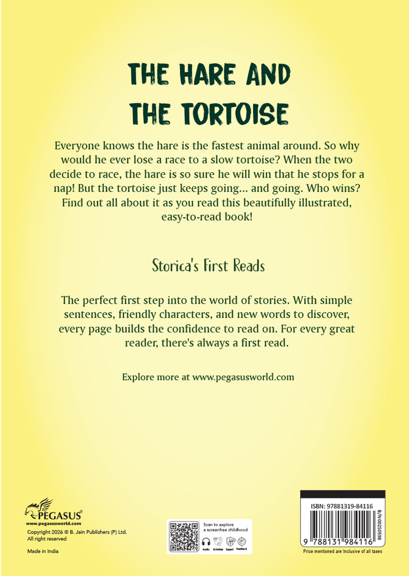 The Hare and the Tortoise Story Book – Early Learning Book for Kids (Age 4+ Years) |  Classic Fairy Tale Story Book for Toddler