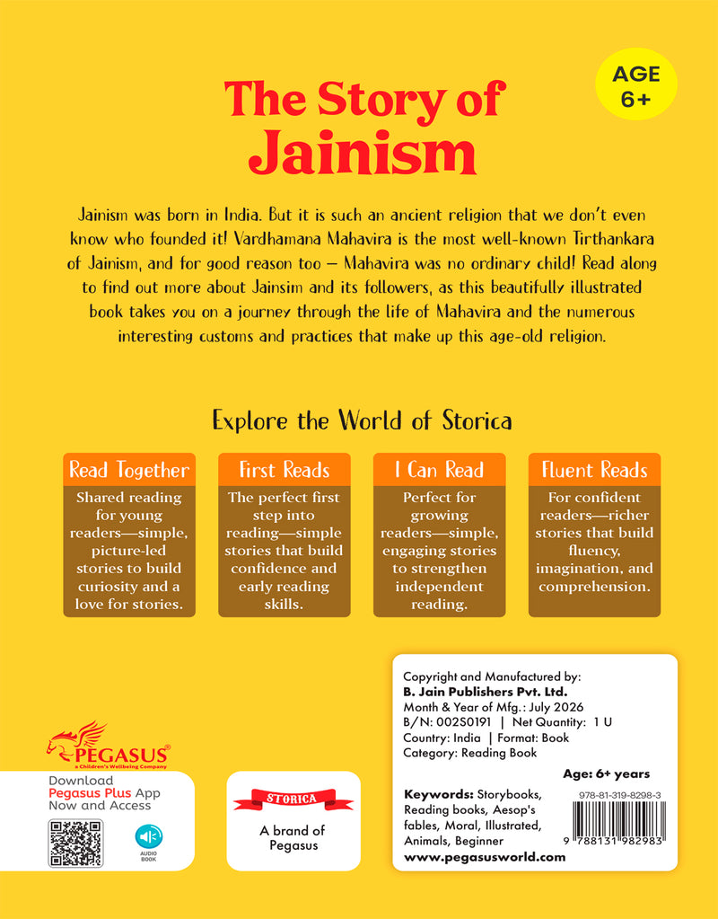 The Story of Jainism for Kids - Learn Jain Religion, Mahavira's Teachings, Indian Culture & Values (Age 4+ Years)