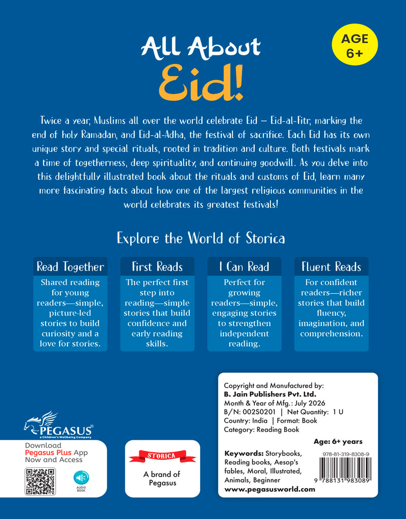 All About Eid for Kids - Learn Islamic Traditions, Islamic Values, Teachings, Traditions and Festivals  (Age 4+ Years)