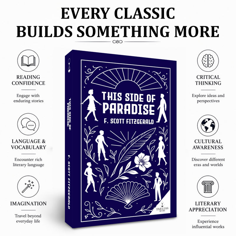 This Side of Paradise by F. Scott Fitzgerald - Classic American Literature Novel | Literary Fiction Book