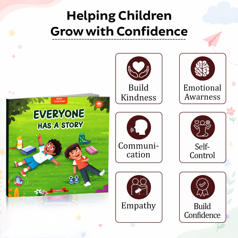 Everyone Has a Story Story - Moral Story Book for Kids Teaches Good Habits, Listening Skills & Positive Behaviour for Children (Age 2+ Years)