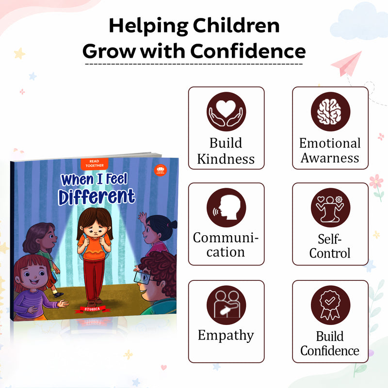 When I Feel Different - Moral Story Book for Kids Teaches Good Habits, Listening Skills & Positive Behaviour for Children (Age 2+ Years)