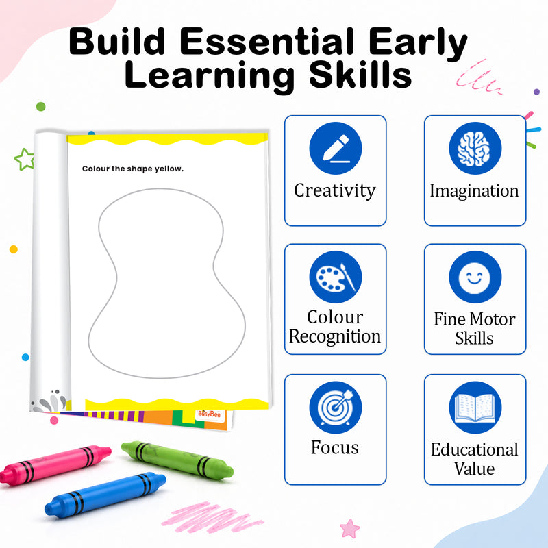 Let’s Master Colours Book for Kids - Colour Recognition and Early Learning Workbook For 5+ Years, Boys and Girls