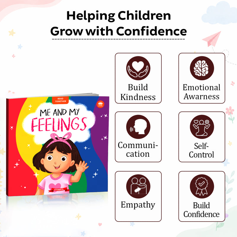 Me and My Feelings - Moral Story Book for Kids Teaches Good Habits, Listening Skills & Positive Behaviour for Children (Age 2+ Years)