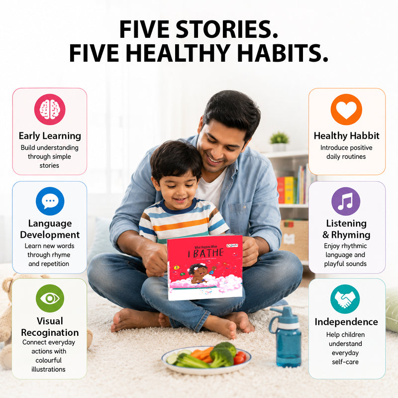 What Happens When I Bathe Book for Kids (Age 2+ Years) Healthy Habits Story Book | Early Learning Book for Boys and Girls.