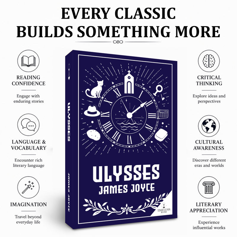 Ulysses by James Joyce - Classic English Literature Novel | Modernist Literary Fiction Book