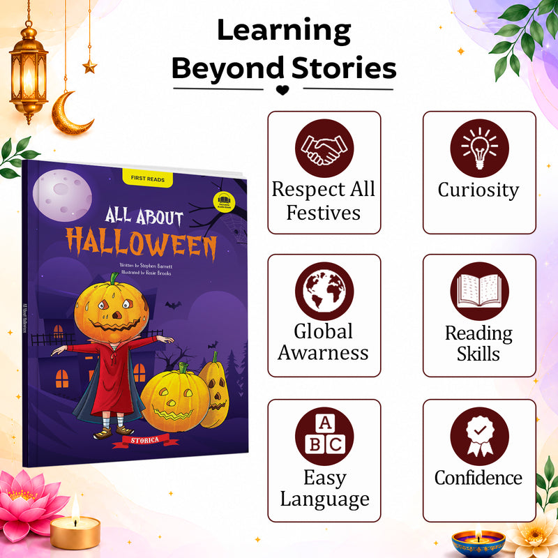All About Halloween for Kids - Learn Halloween Traditions, Costumes, Pumpkins and Halloween Celebrations (Age 4+ Years)