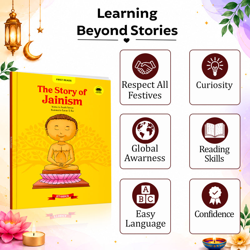 The Story of Jainism for Kids - Learn Jain Religion, Mahavira's Teachings, Indian Culture & Values (Age 4+ Years)