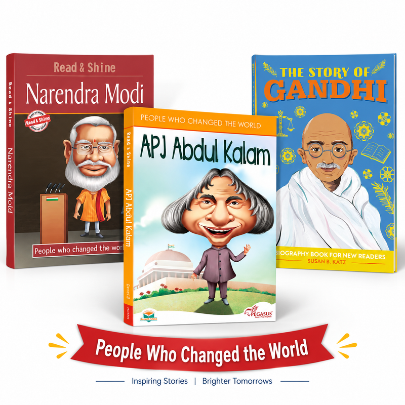 Inspirational Leaders Collection – Set of 3 Books | Age 6+ Years