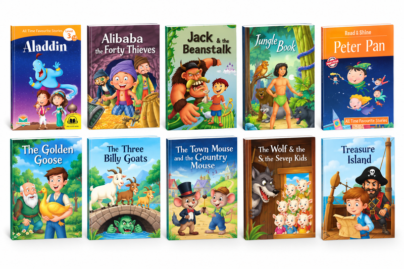 Classic Stories for Kids – 10 Book Set | Age 3+ Years
