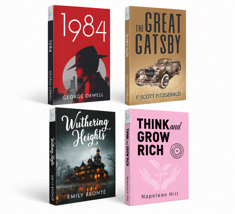 Set of 4 Classics 2 Story Books | For Adults