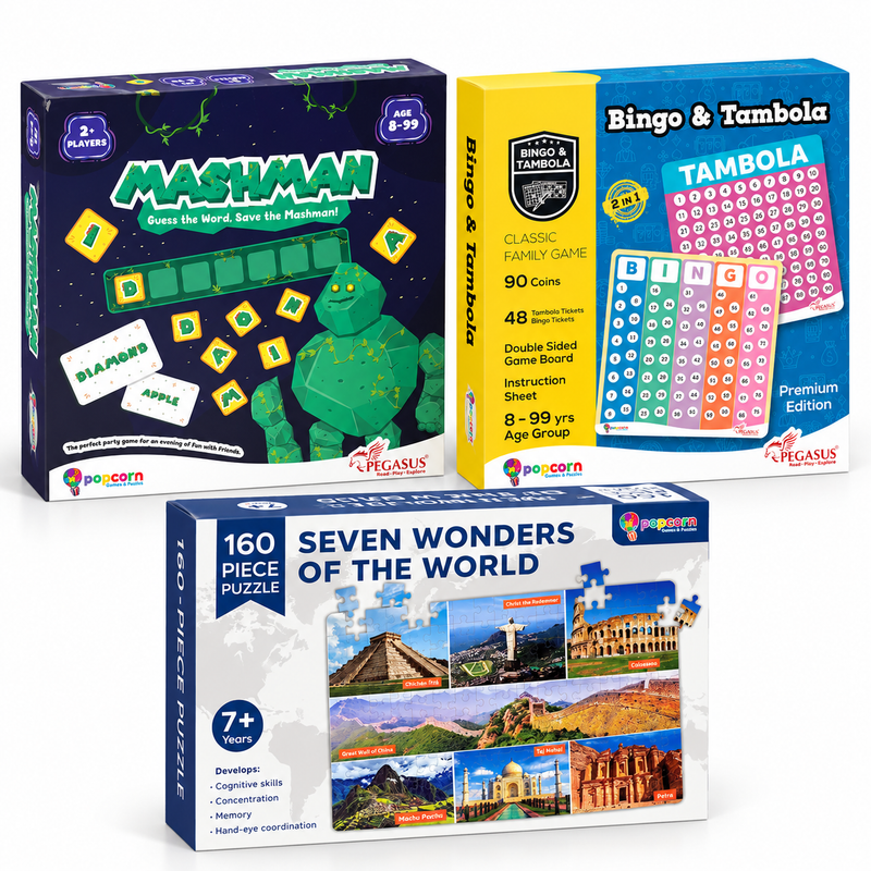 Play, Puzzle & Win Bundle (Ages 8-12)