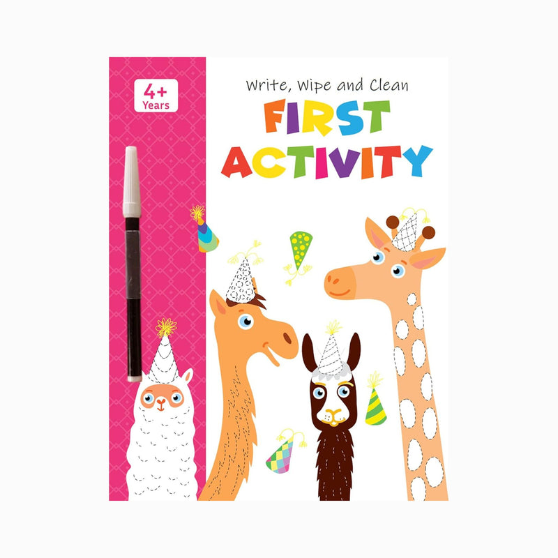 First Activity - Write, Wipe and Clean Book