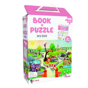 100-piece animal-themed jigsaw puzzle from My Zoo - Book + 100 Piece Jigsaw Puzzle, designed for children to enhance problem-solving and fine motor skills