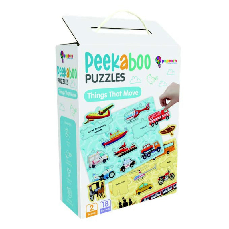 Things that move PEEKABOO PUZZLES