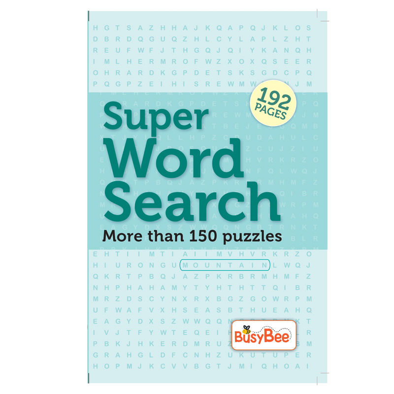 192-Page Word Search Puzzles – Super Word Search