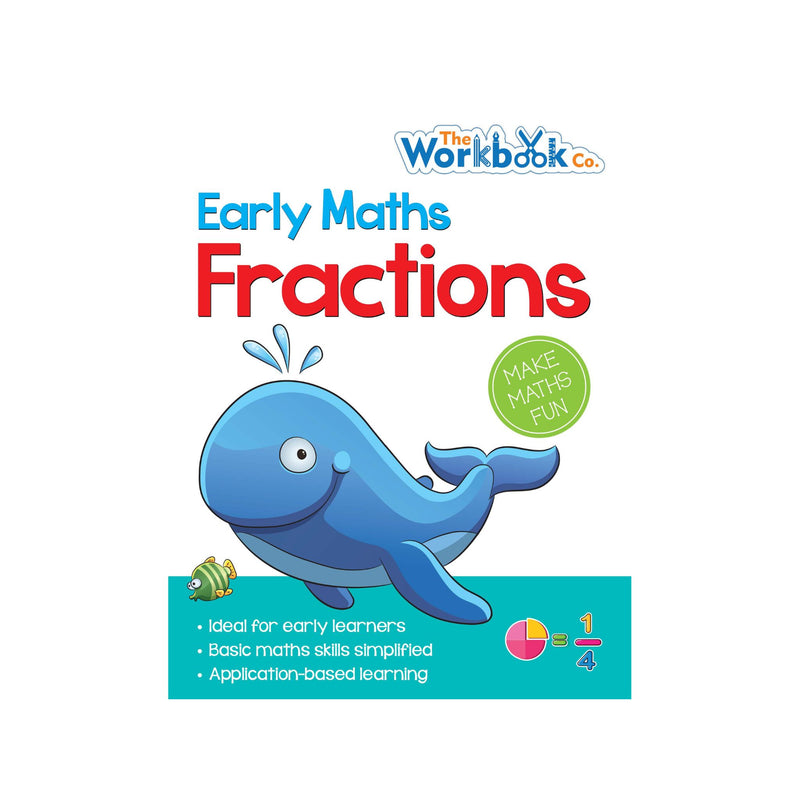 Fun Fraction Challenges workbook, Early learning Maths Fraction