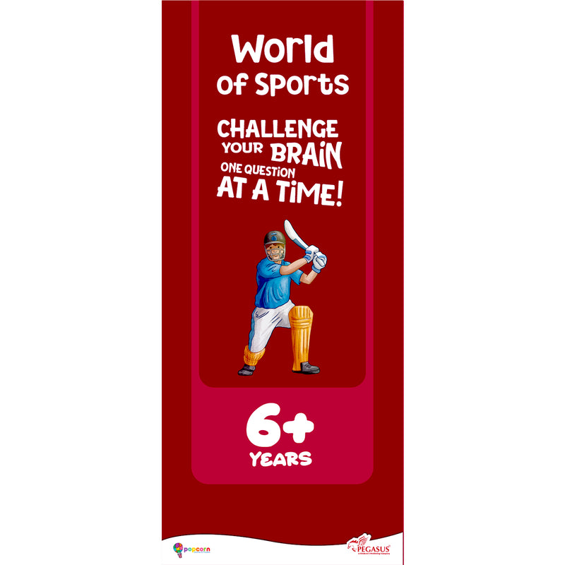 Quiz Master World of Sports for Kids (Age 6+ Years) Quiz Challenge Educational Cards and Brain Teaser Learning Game