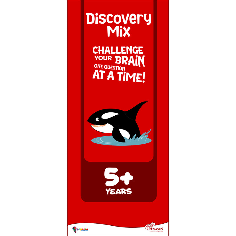 Quiz Master  Discovery Mix for Kids (Age 5+ Years) Quiz Challenge Educational Cards and Brain Teaser Learning Game
