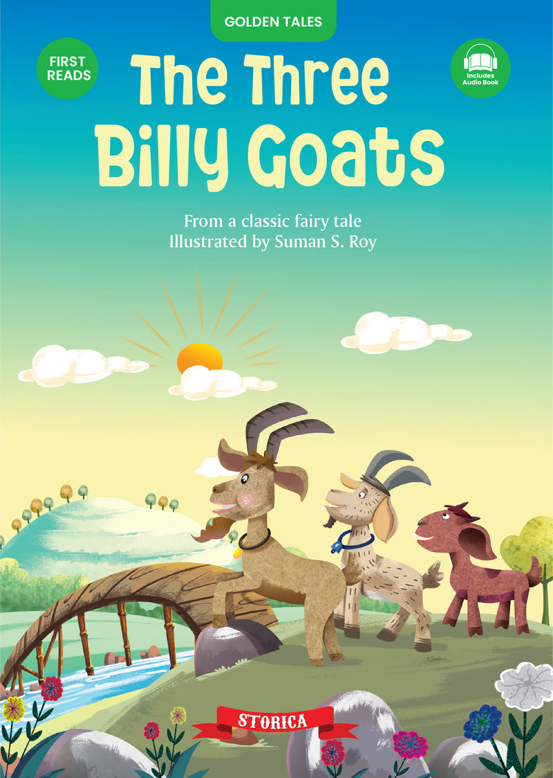The Three Billy Goats Story Book – Early Learning Book for Kids (Age 4+ Years) |  Classic Fairy Tale Story Book for Toddler