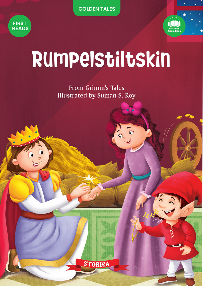 Rumpelstiltskin Story Book – Early Learning Book for Kids (Age 4+ Years) |  Classic Fairy Tale Story Book for Toddler