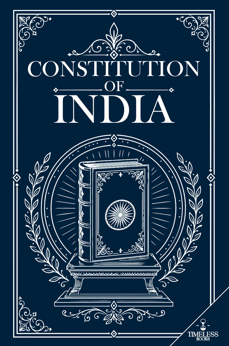 Constitution of India Hardcover Book Indian Law, Civics, and Competitive Exam Reference