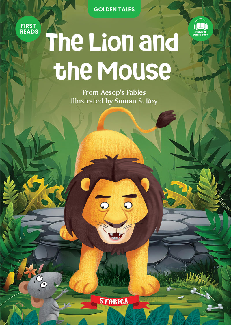 The Lion and the Mouse Story Book – Early Learning Book for Kids (Age 4+ Years) |  Classic Fairy Tale Story Book for Toddler