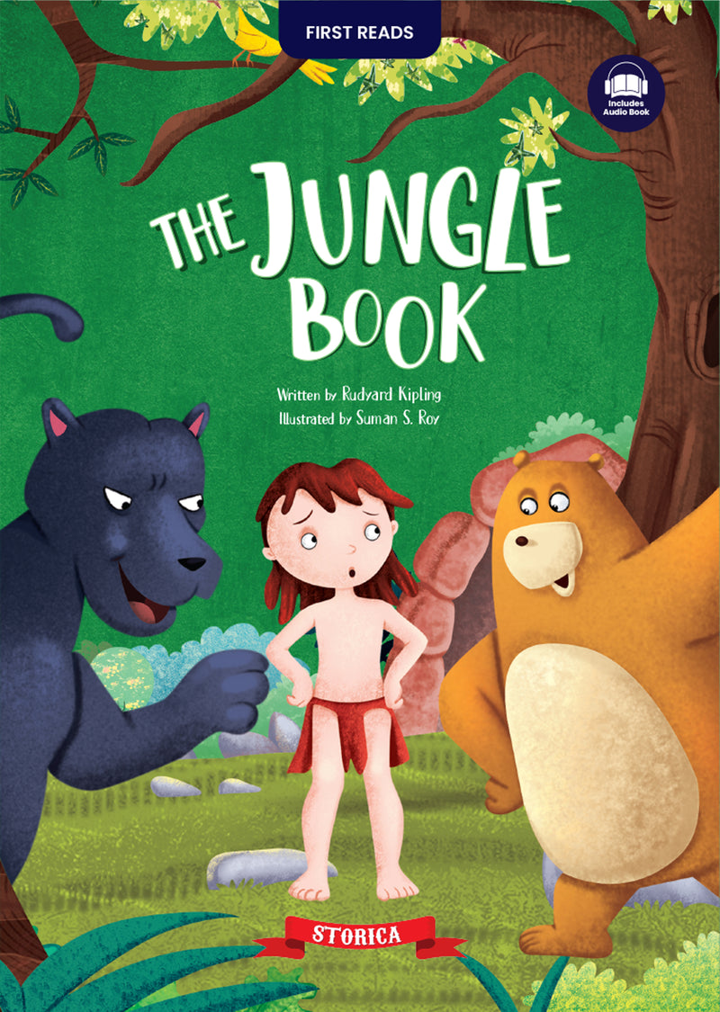 The Jungle Book for Kids - Classic Bedtime Story Book, Early Reader, and Children's Adventure Book (Age 4+ Years)
