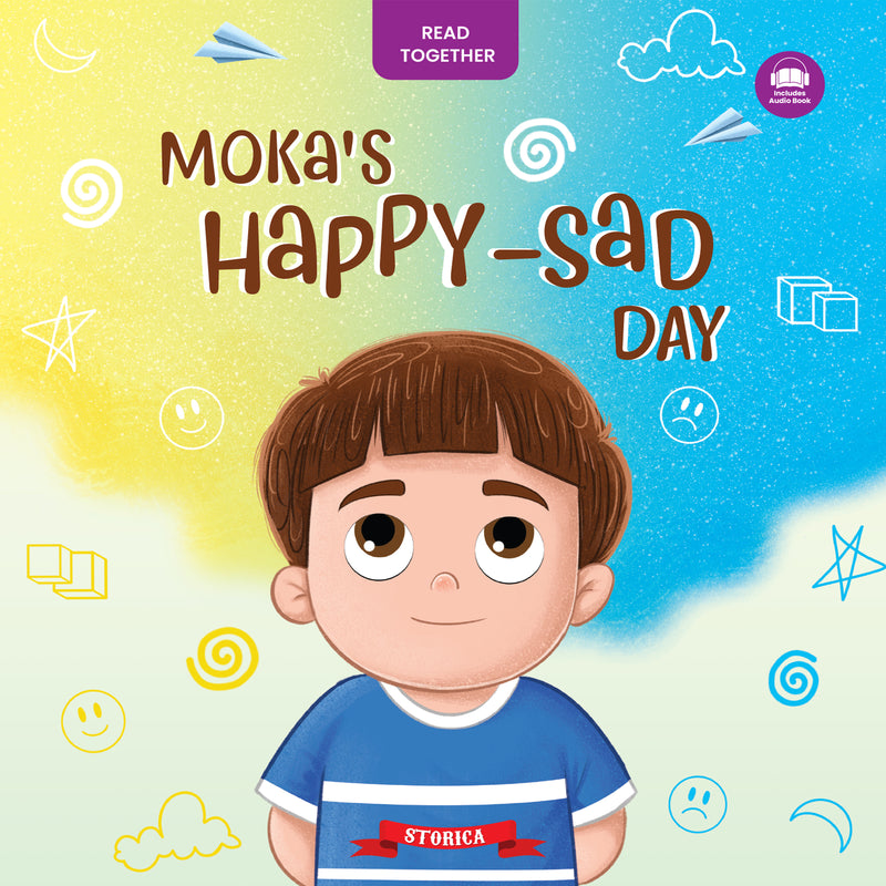 Moka's Happy-Sad Day - Moral Story Book for Kids Teaches Good Habits, Listening Skills & Positive Behaviour for Children (Age 2+ Years)