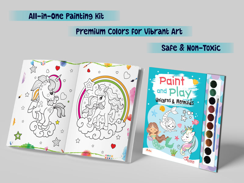 Paint & Play – Unicorns & Mermaids
