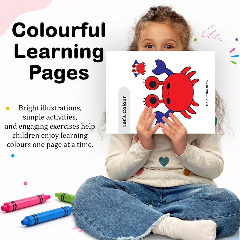 Let’s Explore Colours Book for Kids - Colour Recognition and Early Learning Workbook For 3+ Years Boys and Girls
