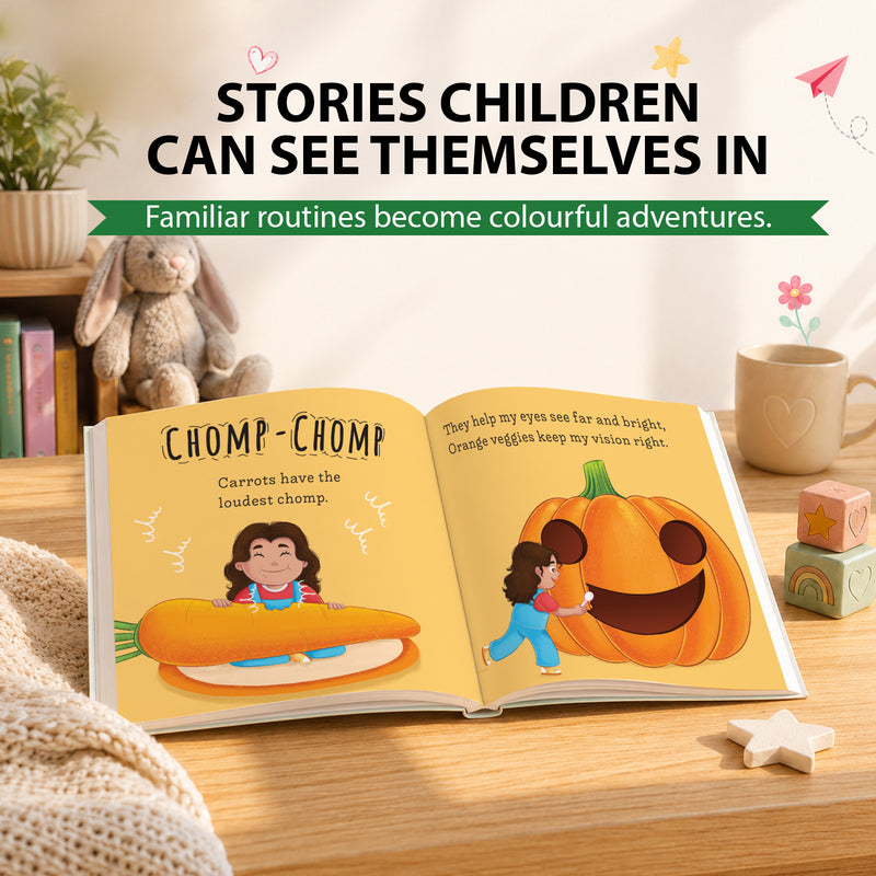What Happens When I Eat Veggies Book for Kids (Age 2+ Years) Healthy Habits Story Book | Early Learning Book for Boys and Girls.