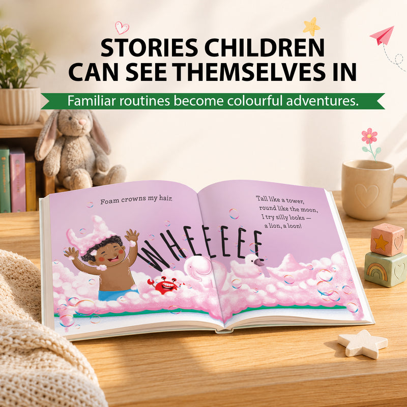 What Happens When I Bathe Book for Kids (Age 2+ Years) Healthy Habits Story Book | Early Learning Book for Boys and Girls.