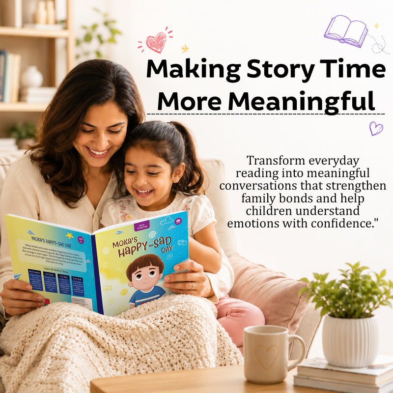 Moka's Happy-Sad Day - Moral Story Book for Kids Teaches Good Habits, Listening Skills & Positive Behaviour for Children (Age 2+ Years)