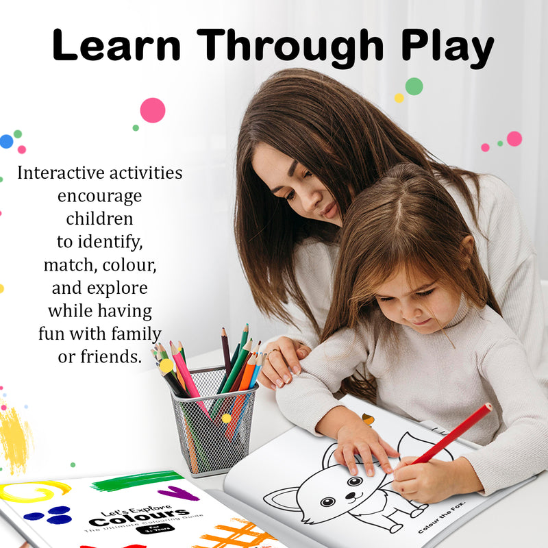 Let’s Play Colours Book for Kids - Colour Recognition and Early Learning Workbook For 4+ Years, Boys and Girls