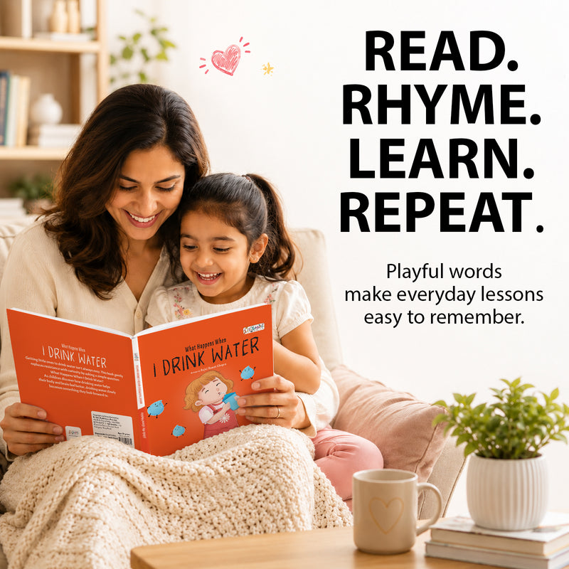 What Happens When I Drink Water Book for Kids (Age 2+ Years) Healthy Habits Story Book | Early Learning Book for Boys and Girls.