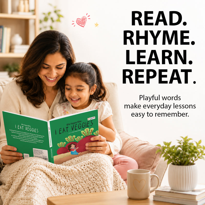 What Happens When I Eat Veggies Book for Kids (Age 2+ Years) Healthy Habits Story Book | Early Learning Book for Boys and Girls.