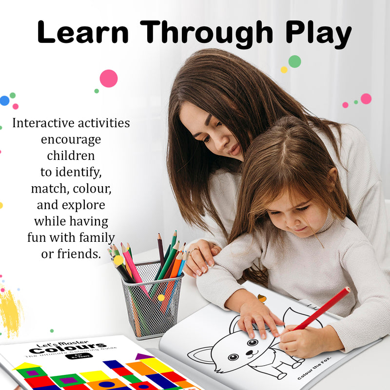 Let’s Master Colours Book for Kids - Colour Recognition and Early Learning Workbook For 5+ Years, Boys and Girls