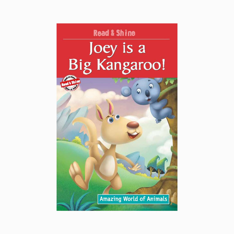 Engaging animal reading & story book, Joey is a big kangaroo for early readers