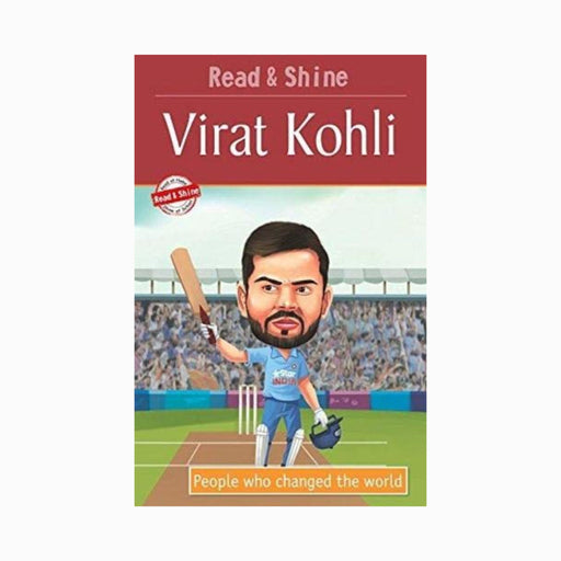 Cricketer Virat Kohli reading and story book, About Virat kohli book for Young readers 