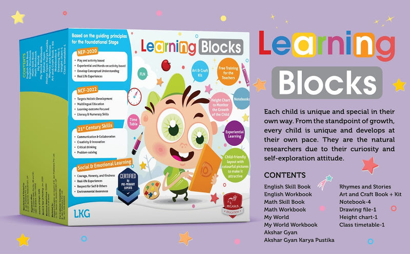 Learning Blocks: LKG 4+ Years Preparing Kids for Primary Success